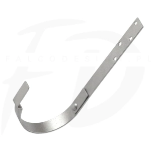 Hak nakrokwiowy L=160 Inguri 150 kolor srebrny metalik RAL 9006